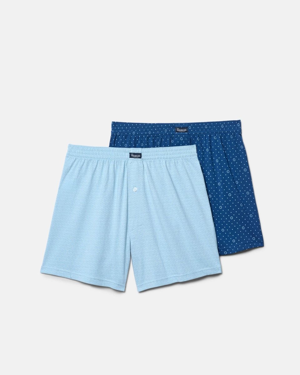 Bóxer de hombre Abanderado en color azul dual