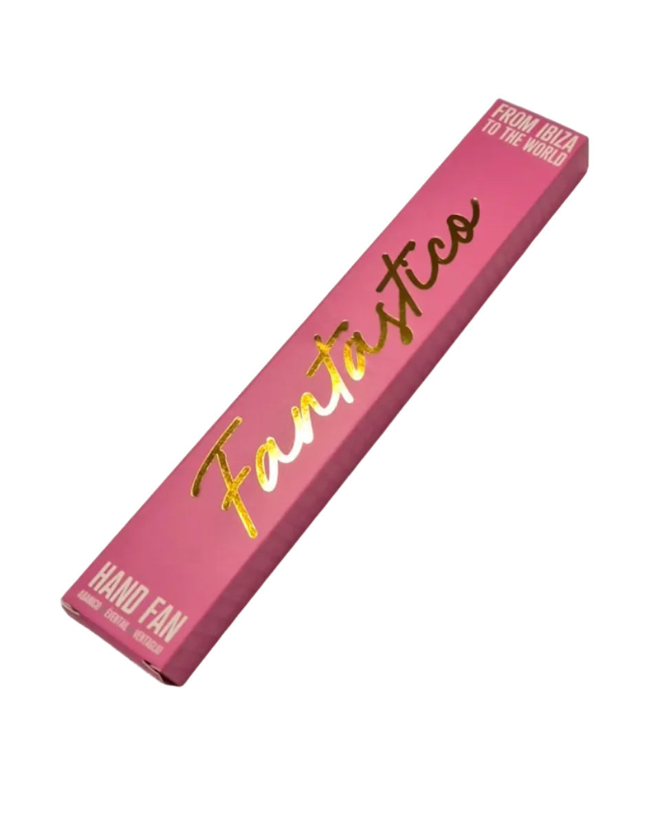 Abanico plegable con cerezas