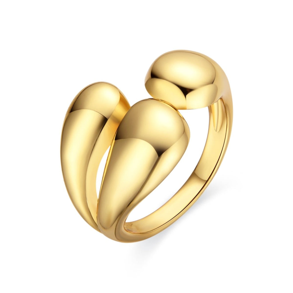Anillo Ruven acabado oro 18k