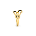 Anillo elegante oro 18k
