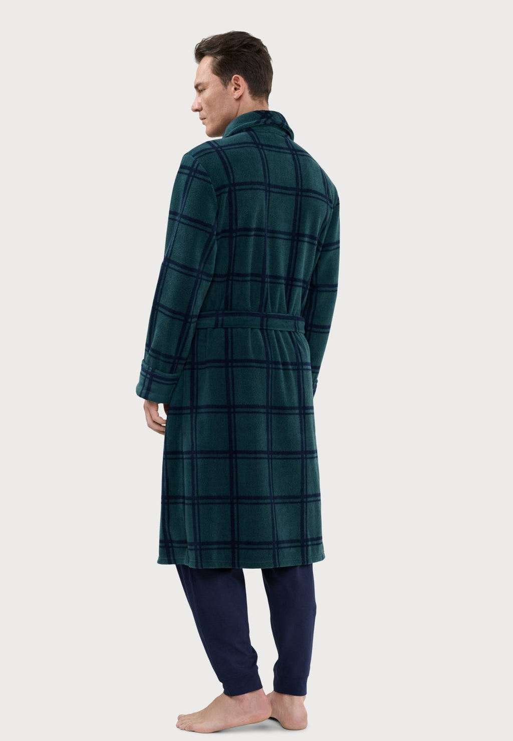 BATA HOMBRE DE FORRO POLAR VERDE