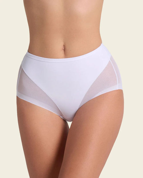 BRAGA CLASICA INVISIBLE CON TUL BLANCO