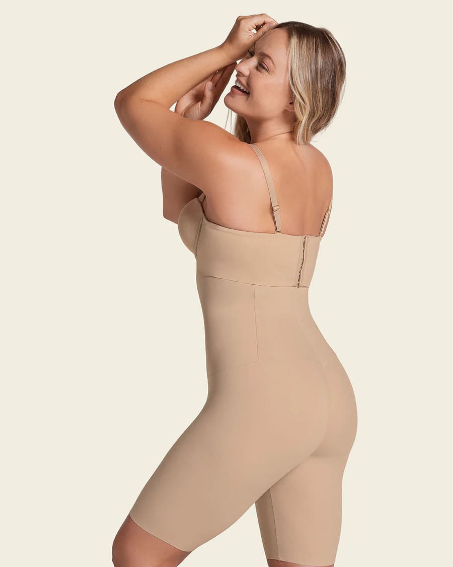 BRAGA FAJA DE TIRO ALTO CONTROL DE ABDOMEN Y CINTURA - BEIGE