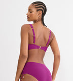 Bikini fucsia mujer Triumph con aros