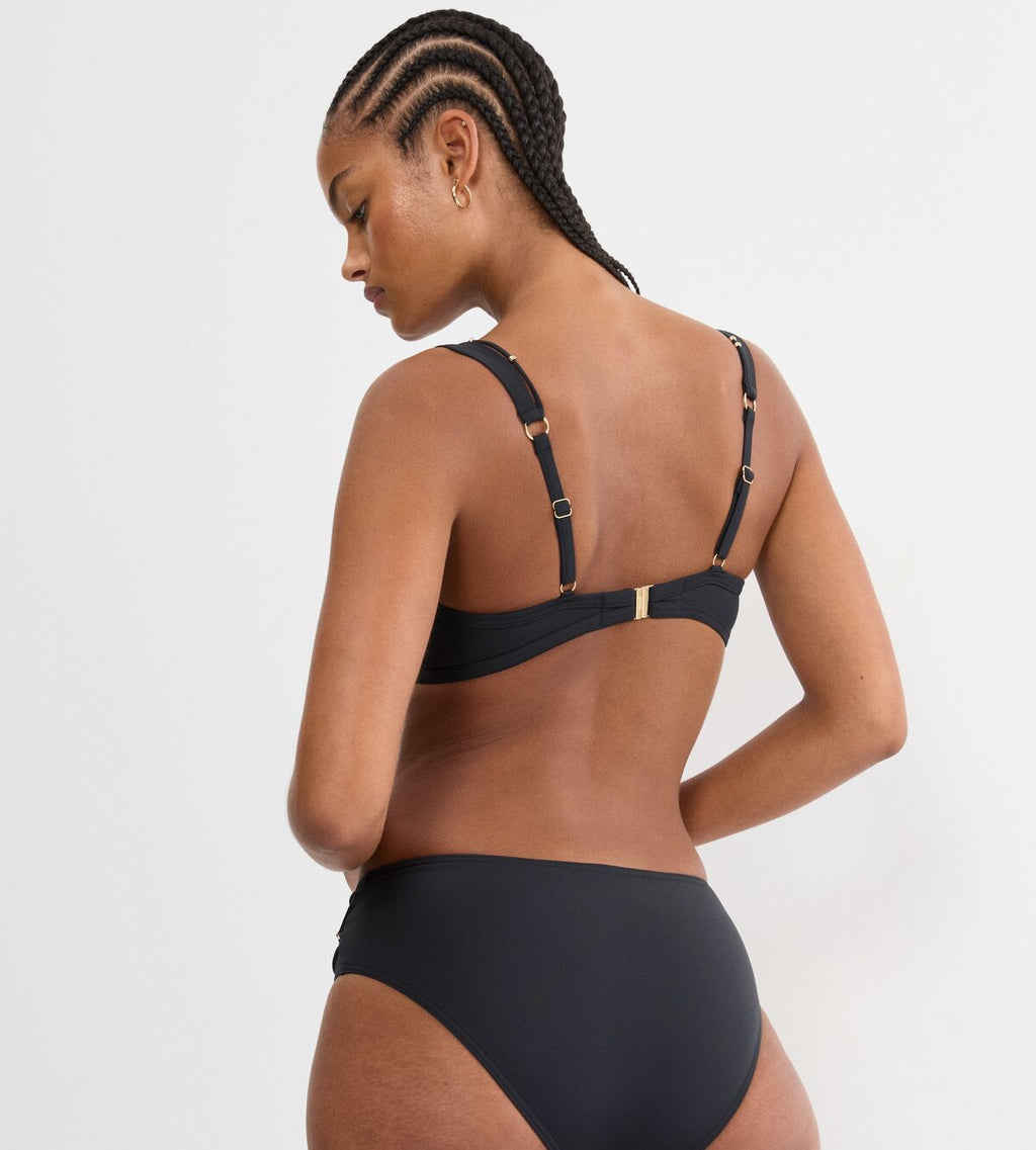 Bikini negro mujer Triumph con aros