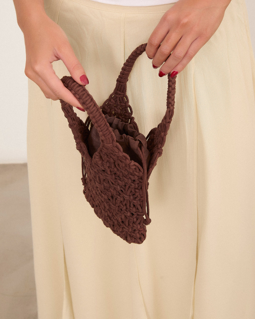 Bolso mujer color chocolate