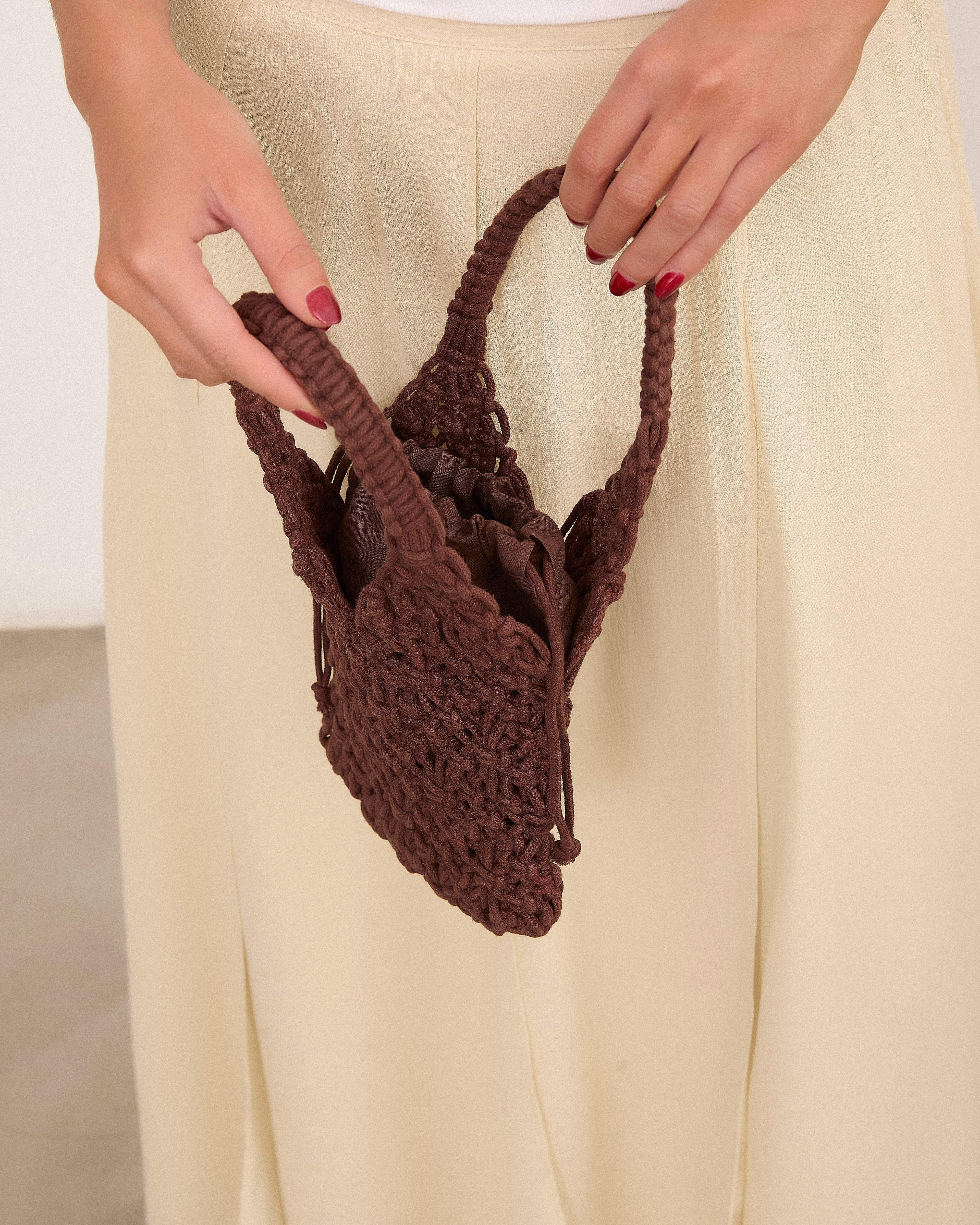 Bolso mujer color chocolate