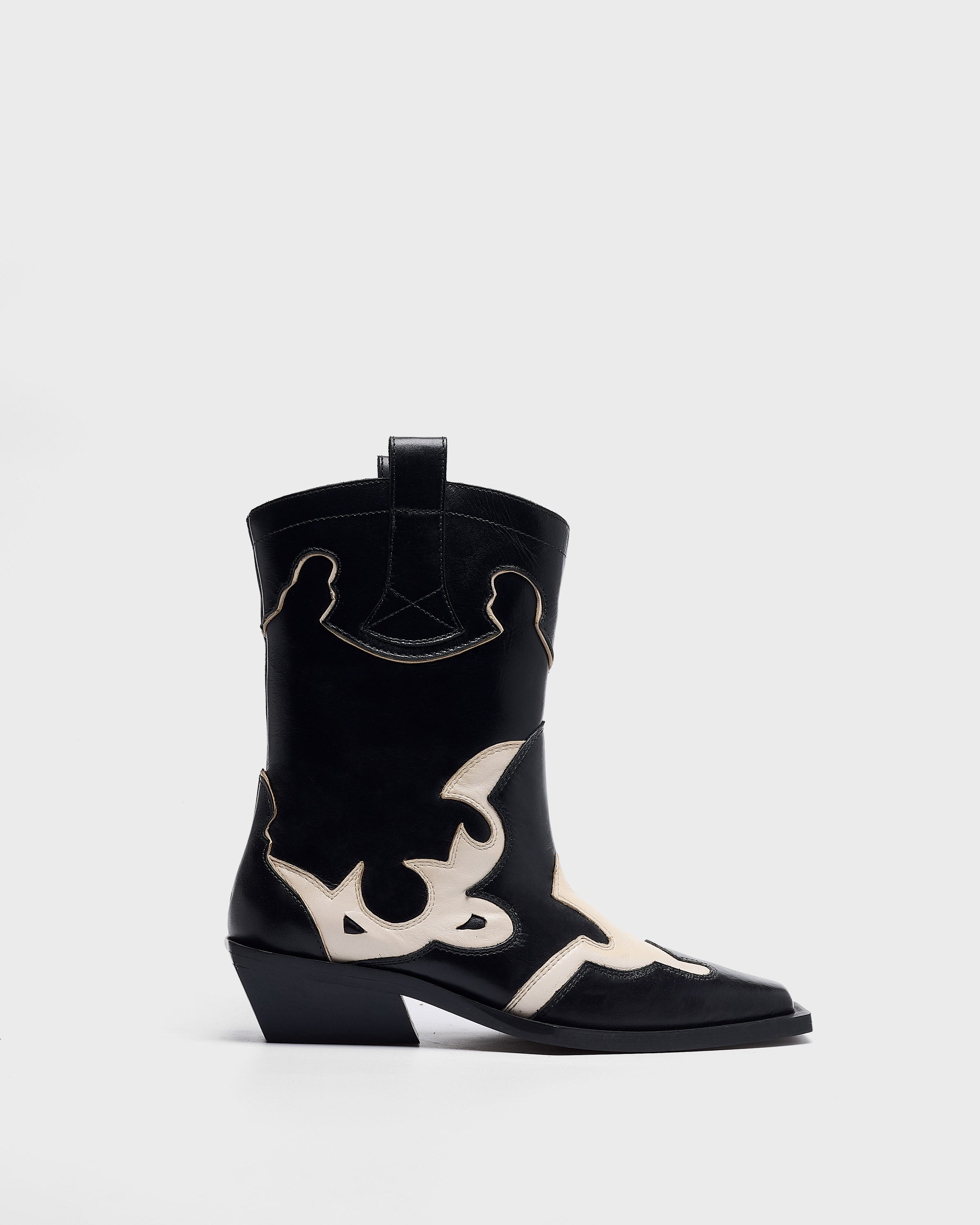 Bota cowboy Lory Western Negro