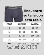 Bóxer hombre colores negro marino verde