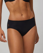 Braga de mujer con tul posterior color negro