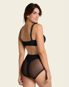 Braguita invisible Beige negro alza gluteos