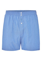 Calzoncillo bóxer hombre de tela azúl