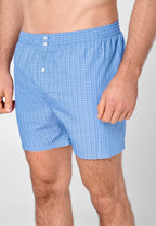 CALZONCILLO BÓXER HOMBRE TELA AZÚL