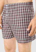 CALZONCILLO BÓXER HOMBRE ALGODÓN TELA CUADROS - DETALLES