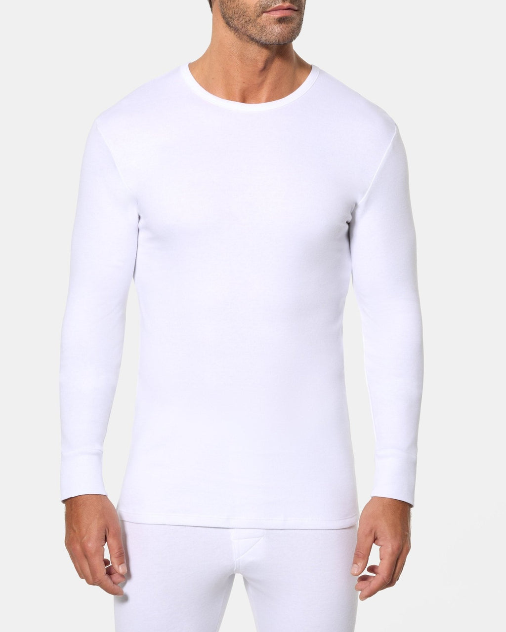 Camiseta interior térmica manga larga blanca