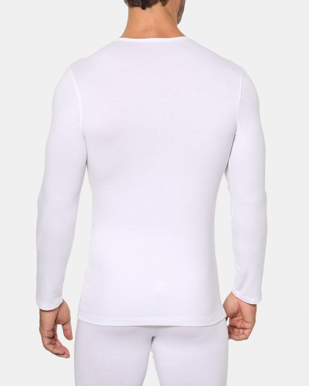 CAMISETA-INTERIOR-TERMICA-DE-MANGALARGACUELLOREDONDO-ABANDERADO-BLANCO-ESPALDA