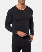 Camiseta interior térmica de manga larga negro