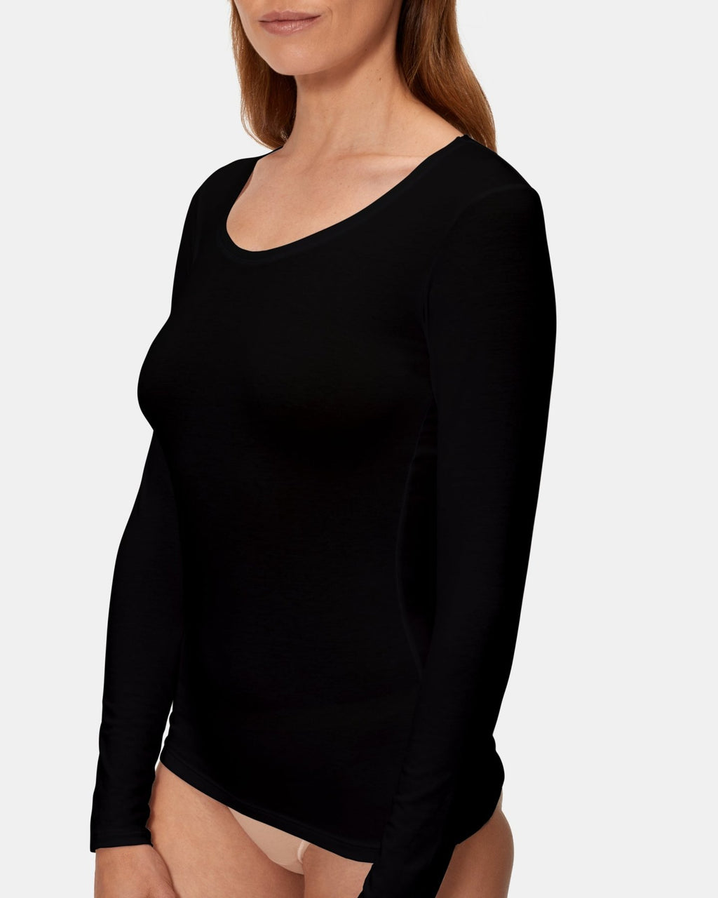 Camiseta termorreguladora mujer manga larga Princesa negra