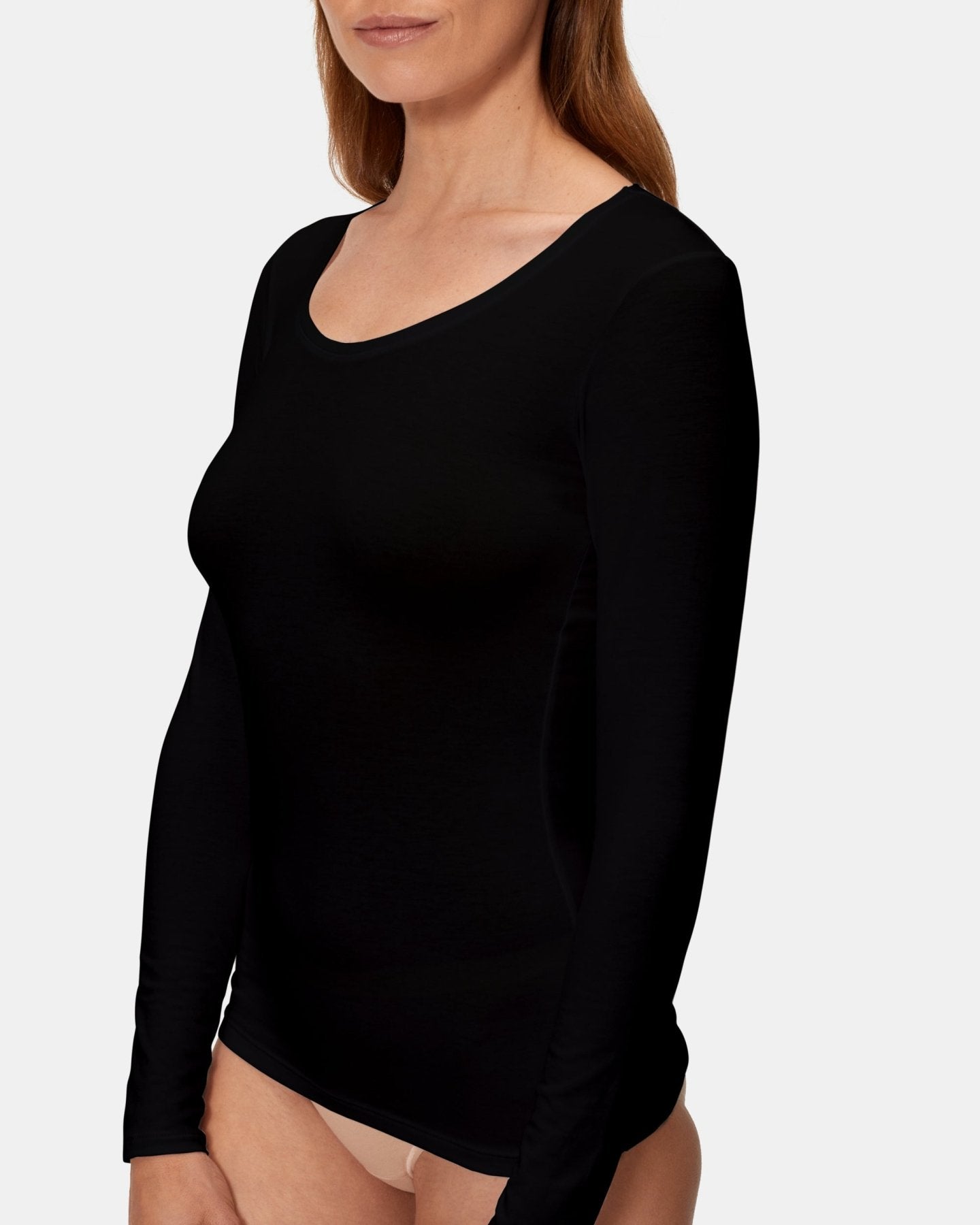 CAMISETA_TERMORREGULADORA_MUJER_MANGA_LARGA-PLAYTEX-NEGRO