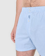 Calzoncillo de hombre azul celeste a rayas