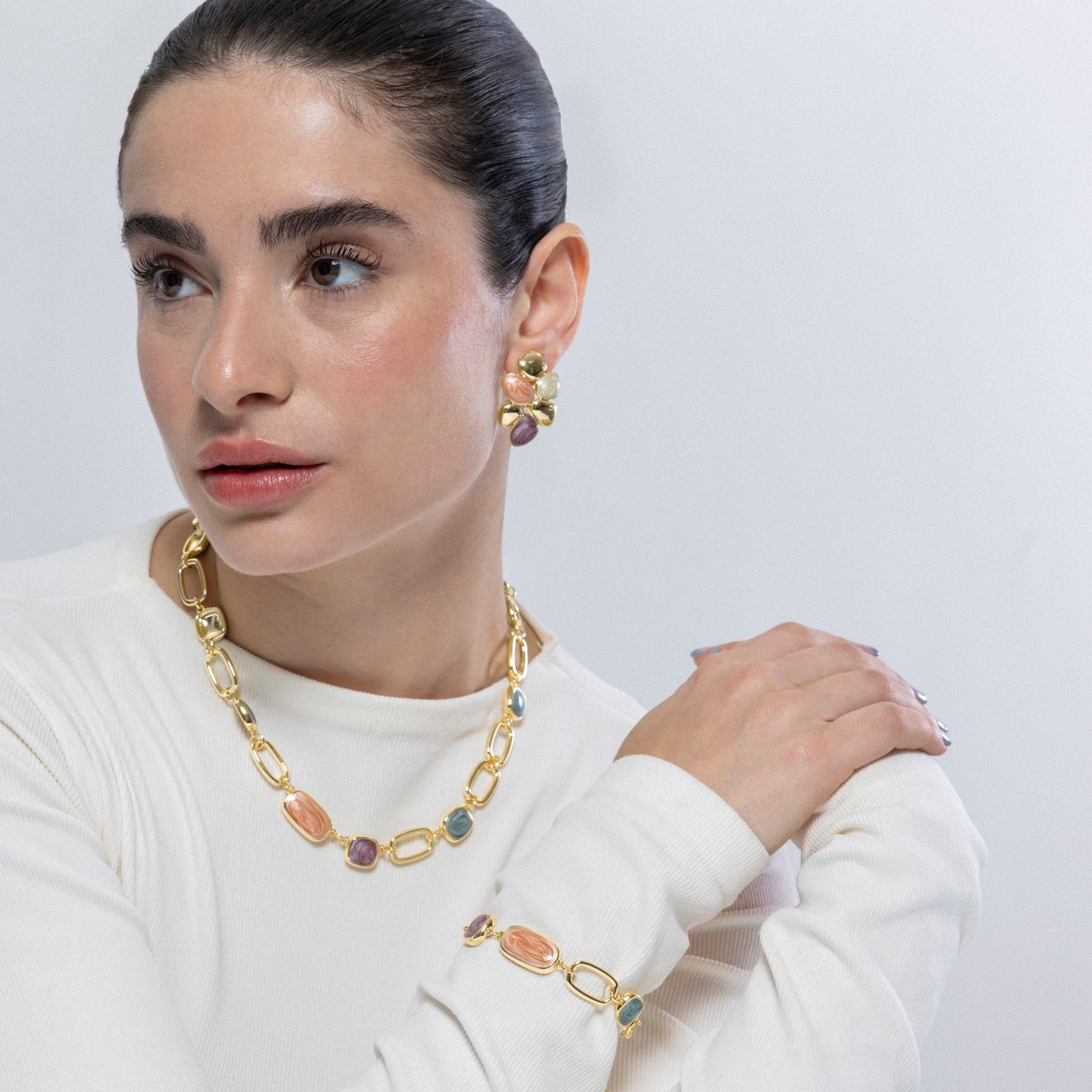 Collar oro amarillo 18k mujer