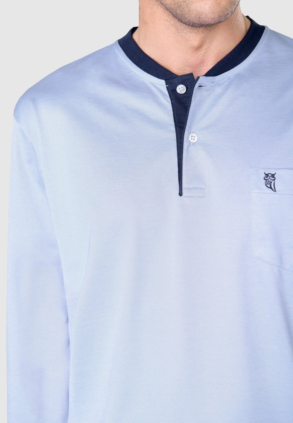 Detalle de pijama premium PRODGY Edition fabricado en Portugal