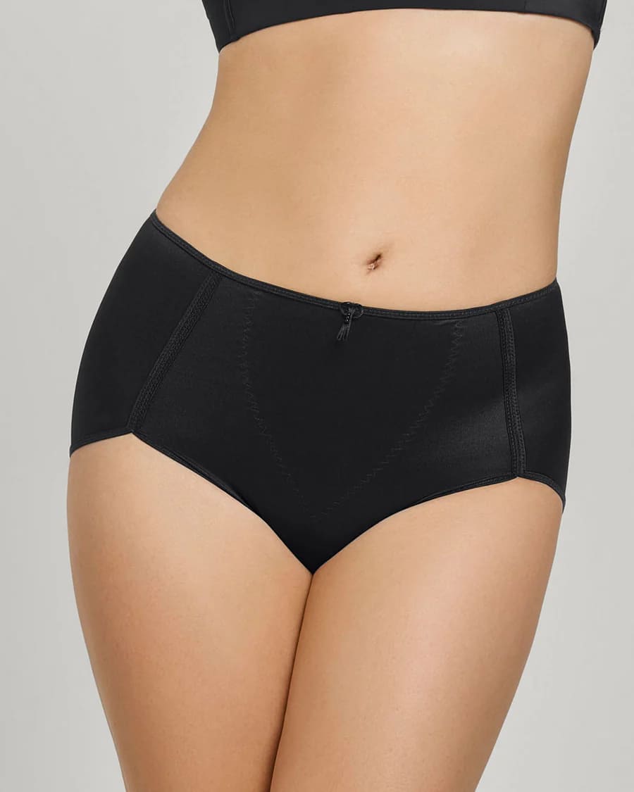PACK DE 2 BRAGUITAS DE COMPRESION - LEONISA NEGRO