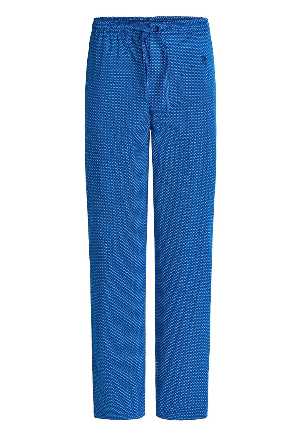 PANTALÓN PIJAMA HOMBRE INVIERNO DE ALGODÓN TONOS AZULES