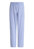 PANTALÓN PIJAMA HOMBRE LARGO ALGODÓN RAYAS AZÚL