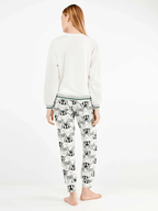 PIJAMA DE MUJER CON ESTAMPADO DE SYLVESTER_GISELA-ESPALDA