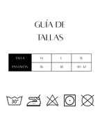 Pack 6 bragas guía de tallas