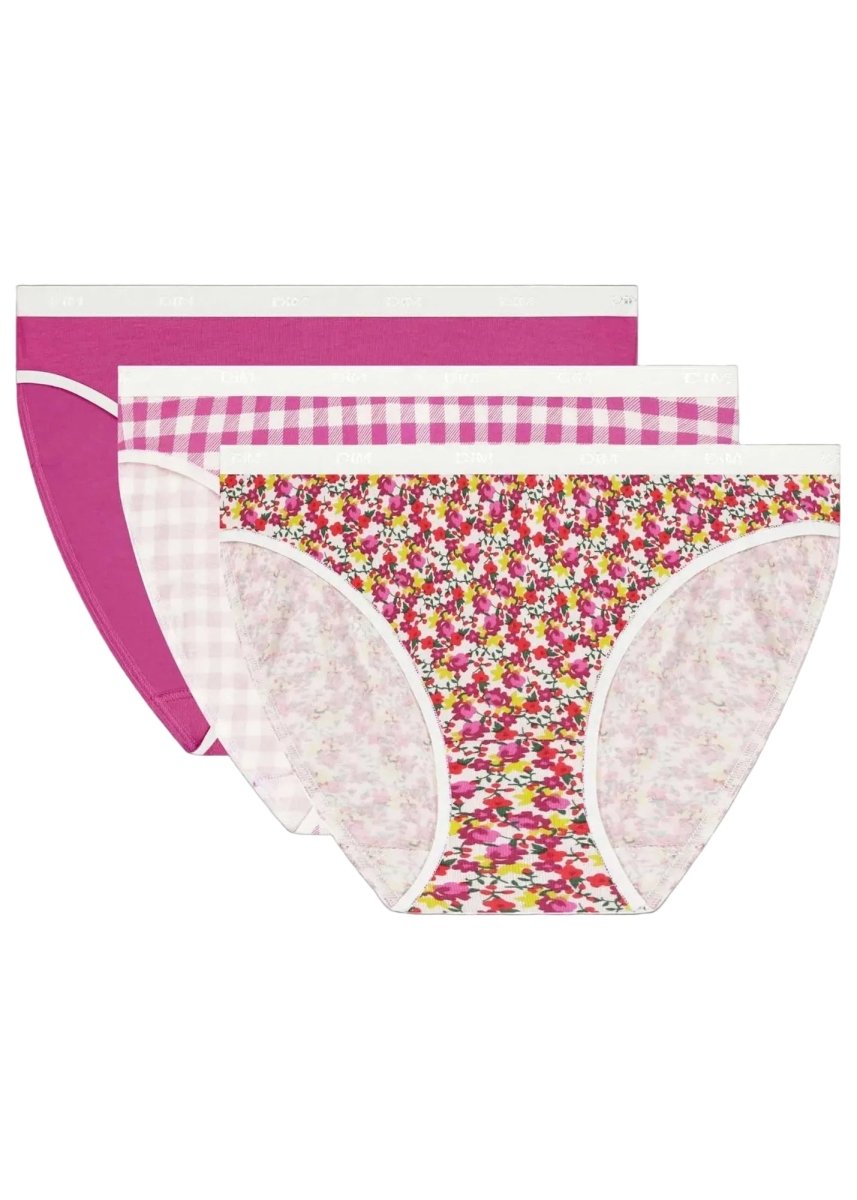 Pack de 3 braguitas de algodón DIM rosa
