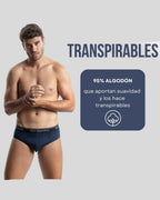 Pack ropa interior hombre 6 unidades