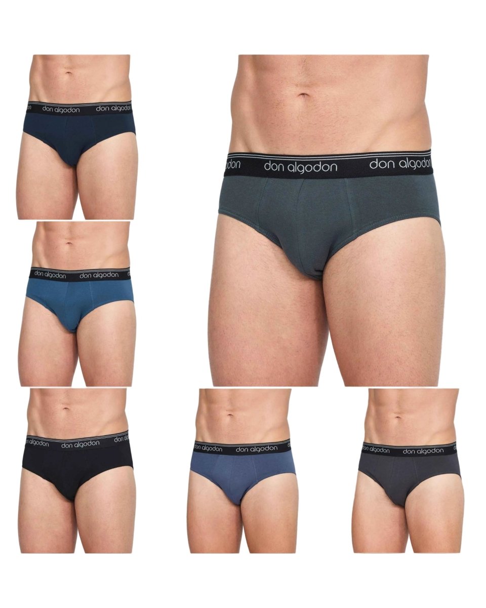 Pack slips hombre multicolor cómodo