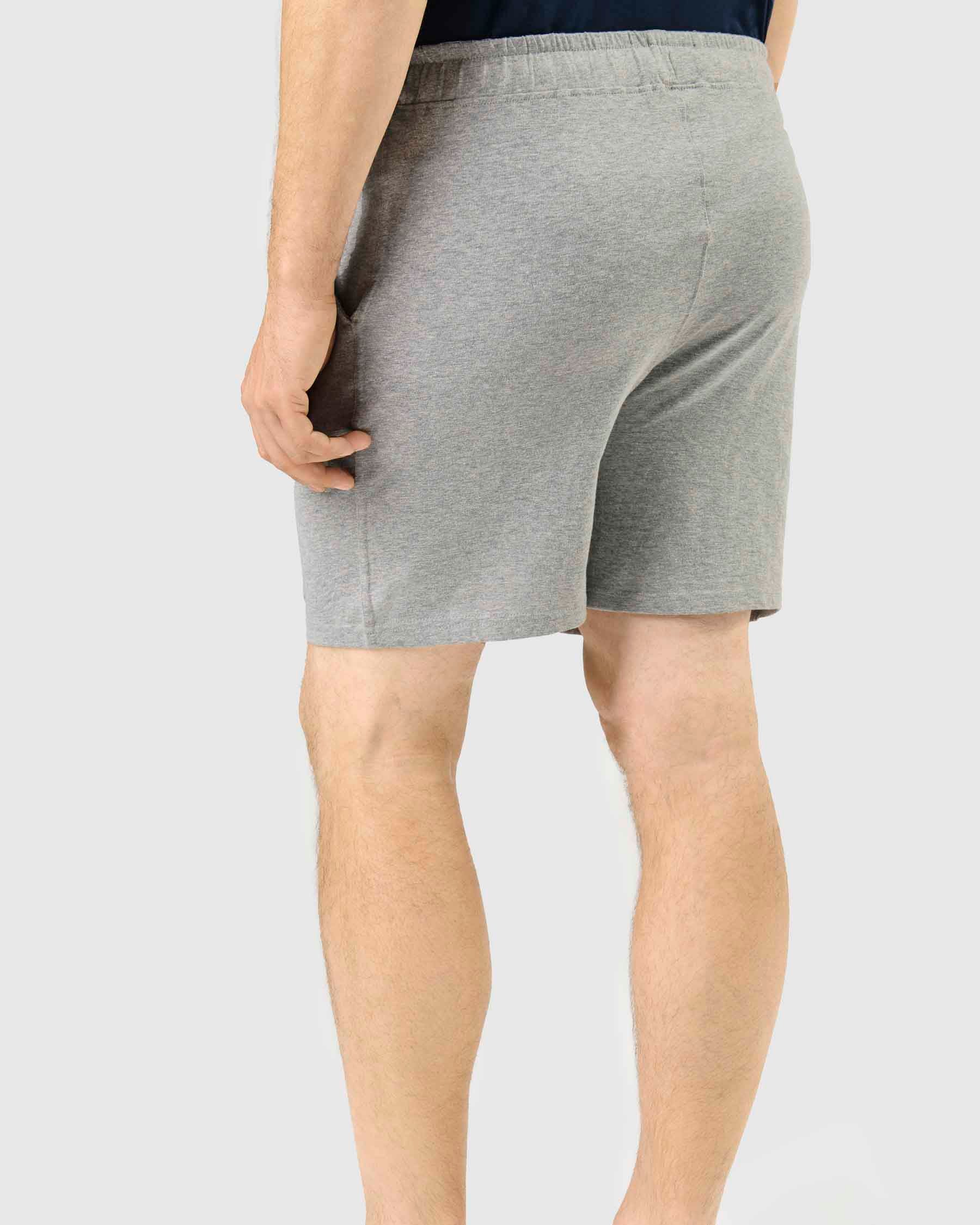 Pantalón corto de pijama masculino de algodón