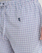 Pantalón de pijama hombre color blanco con cuadros