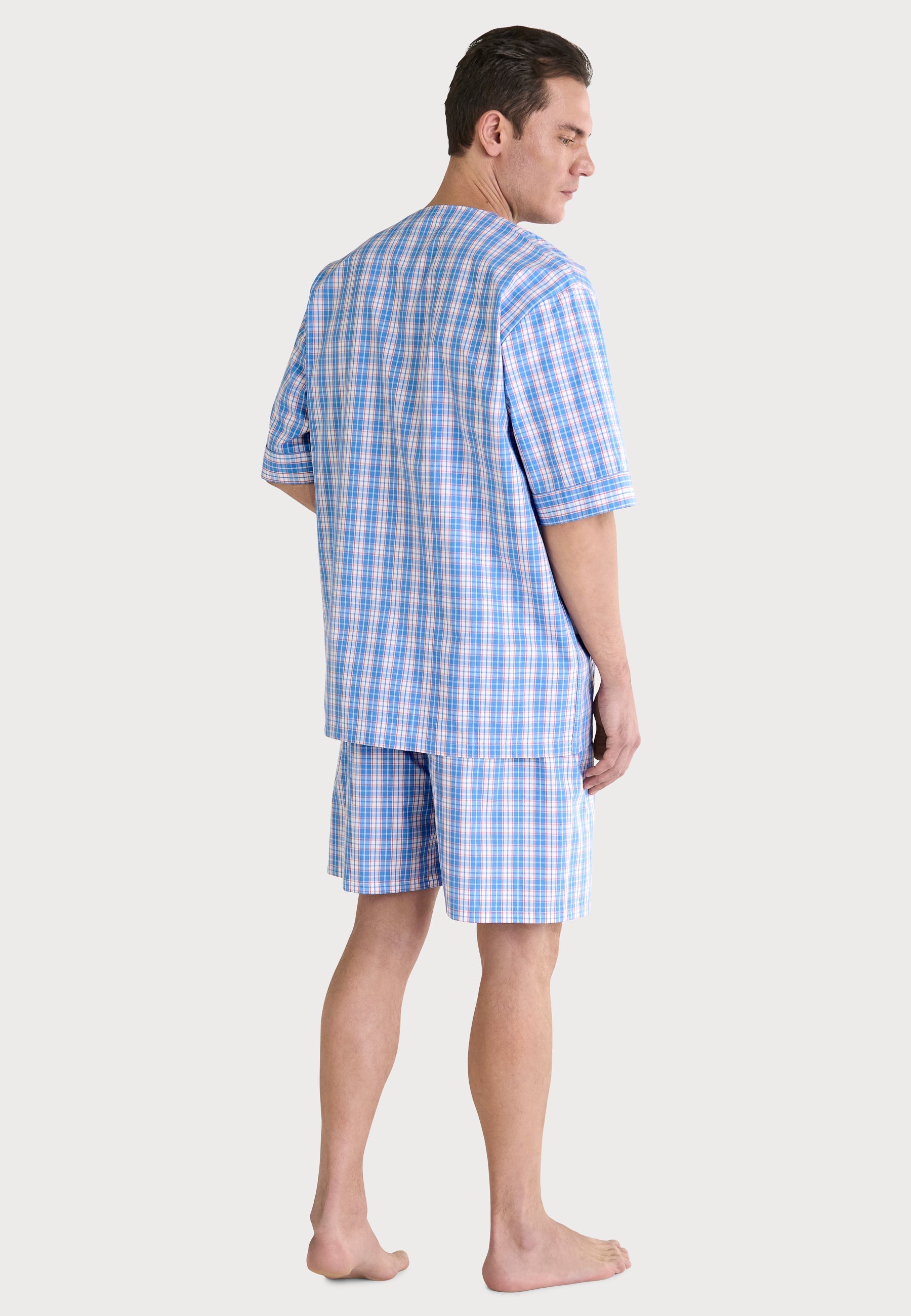 Pijama corto hombre cuello judo