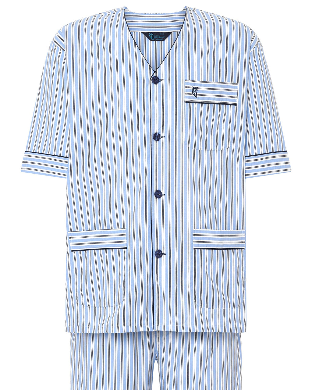 Pijama corto hombre de algodón disponible hasta XXXXXL