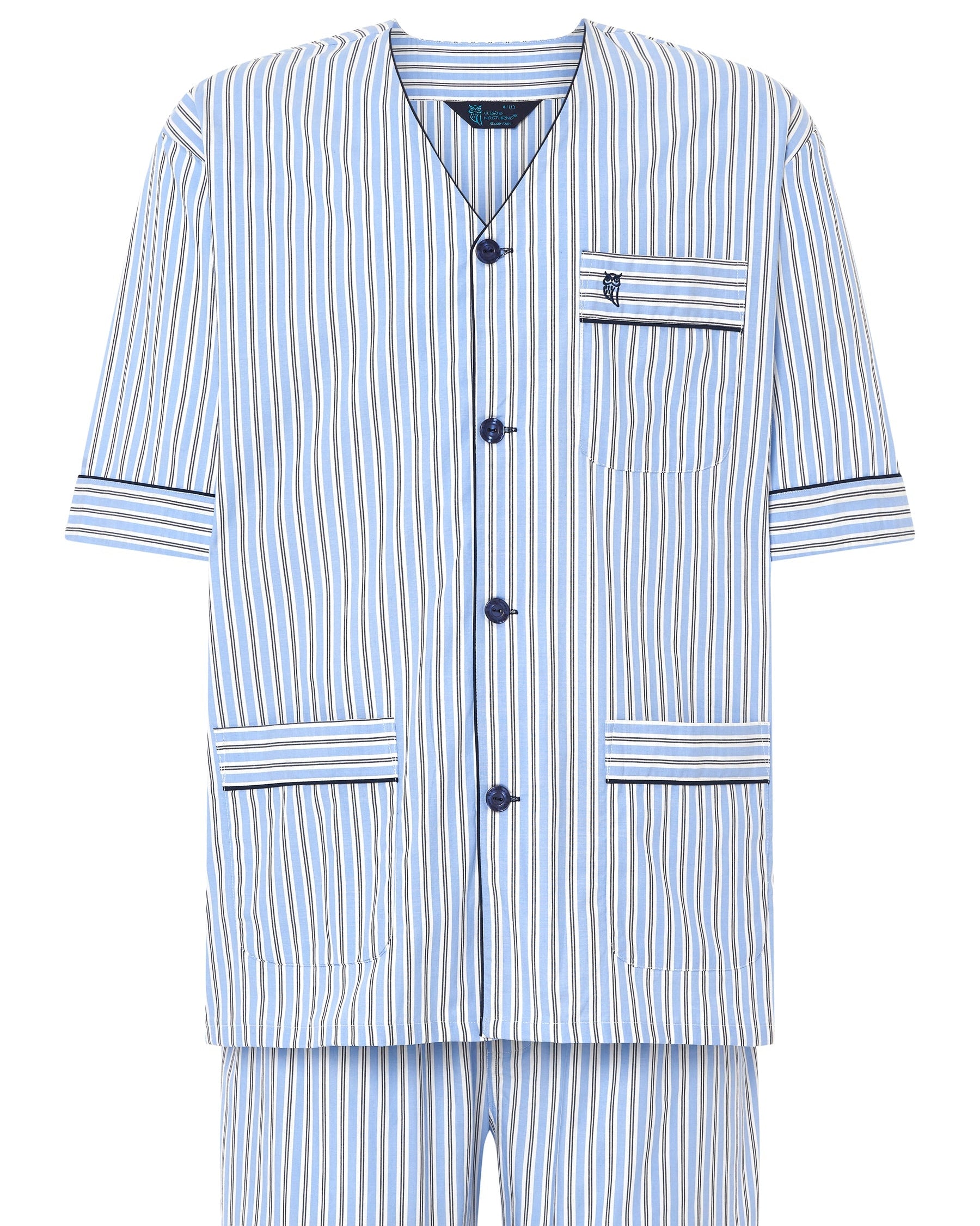 Pijama corto hombre de algodón disponible hasta XXXXXL