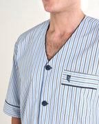 Pijama de algodón para hombre de corte holgado