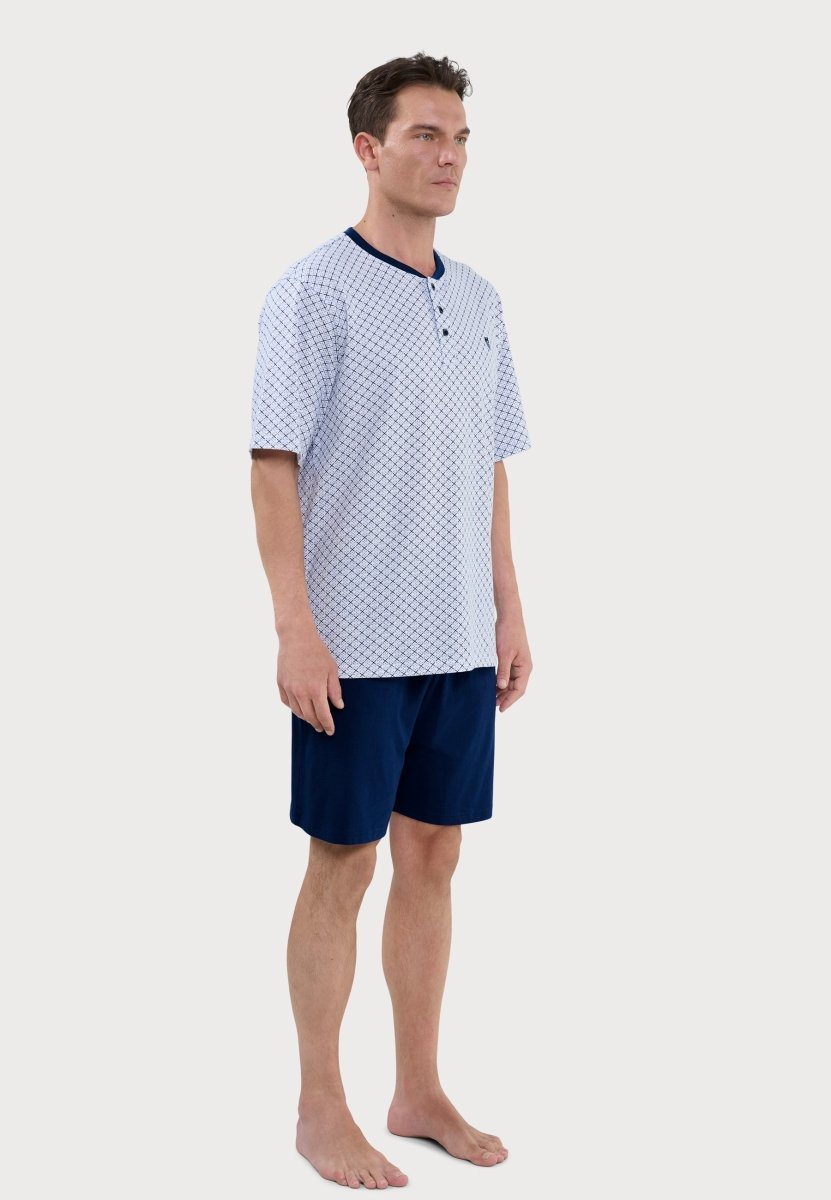 Pijama hombre corto algodón