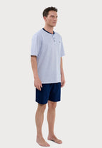 Pijama hombre corto algodón