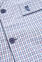 Pijama masculino elegante cuadros
