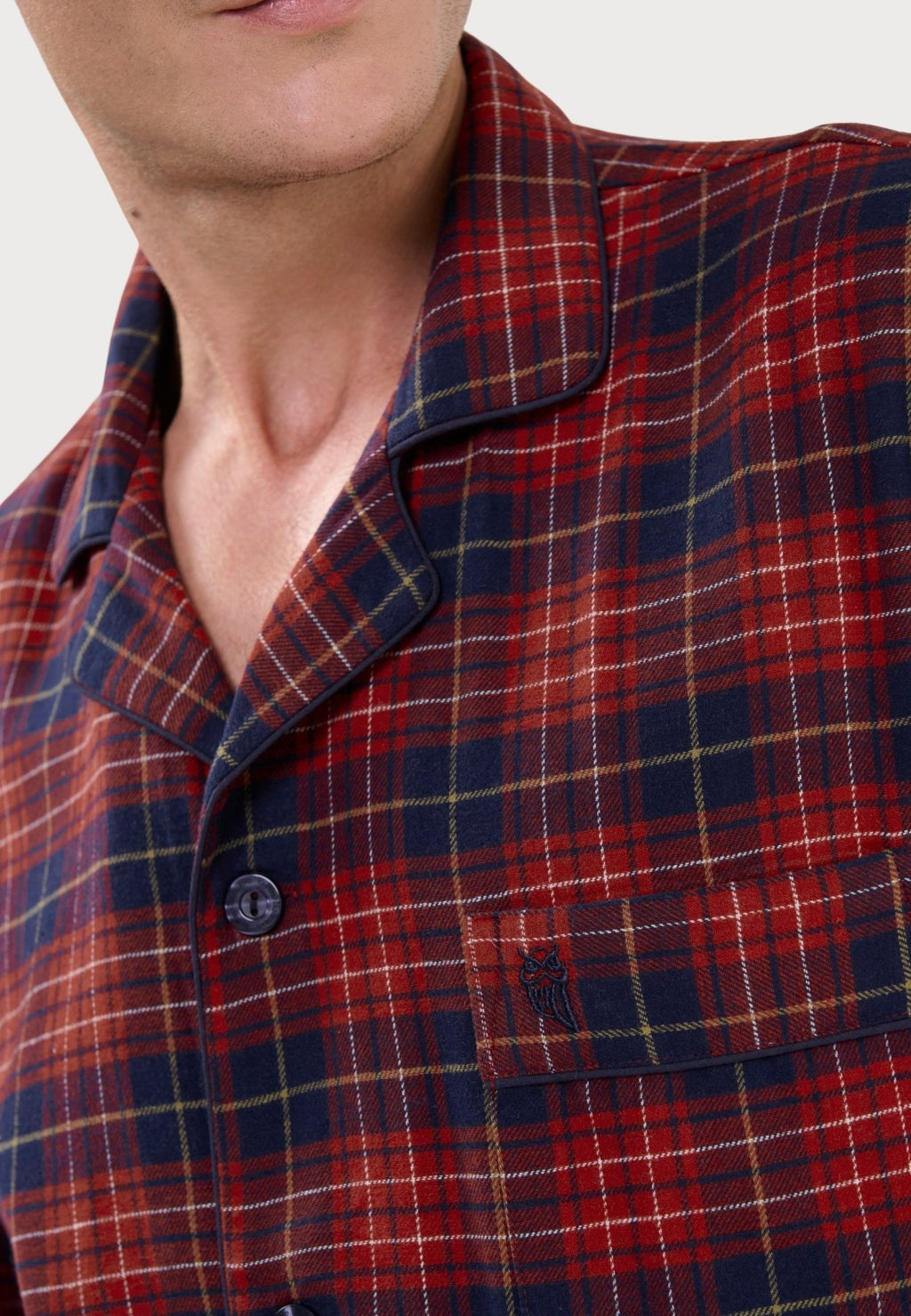 Pijama para hombre tallas grandes rojo