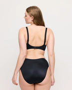 SUJETADOR SIN COSTURAS CON ARO "SATIN" - PRIMA DONNA-NEGRO-ESPALDA