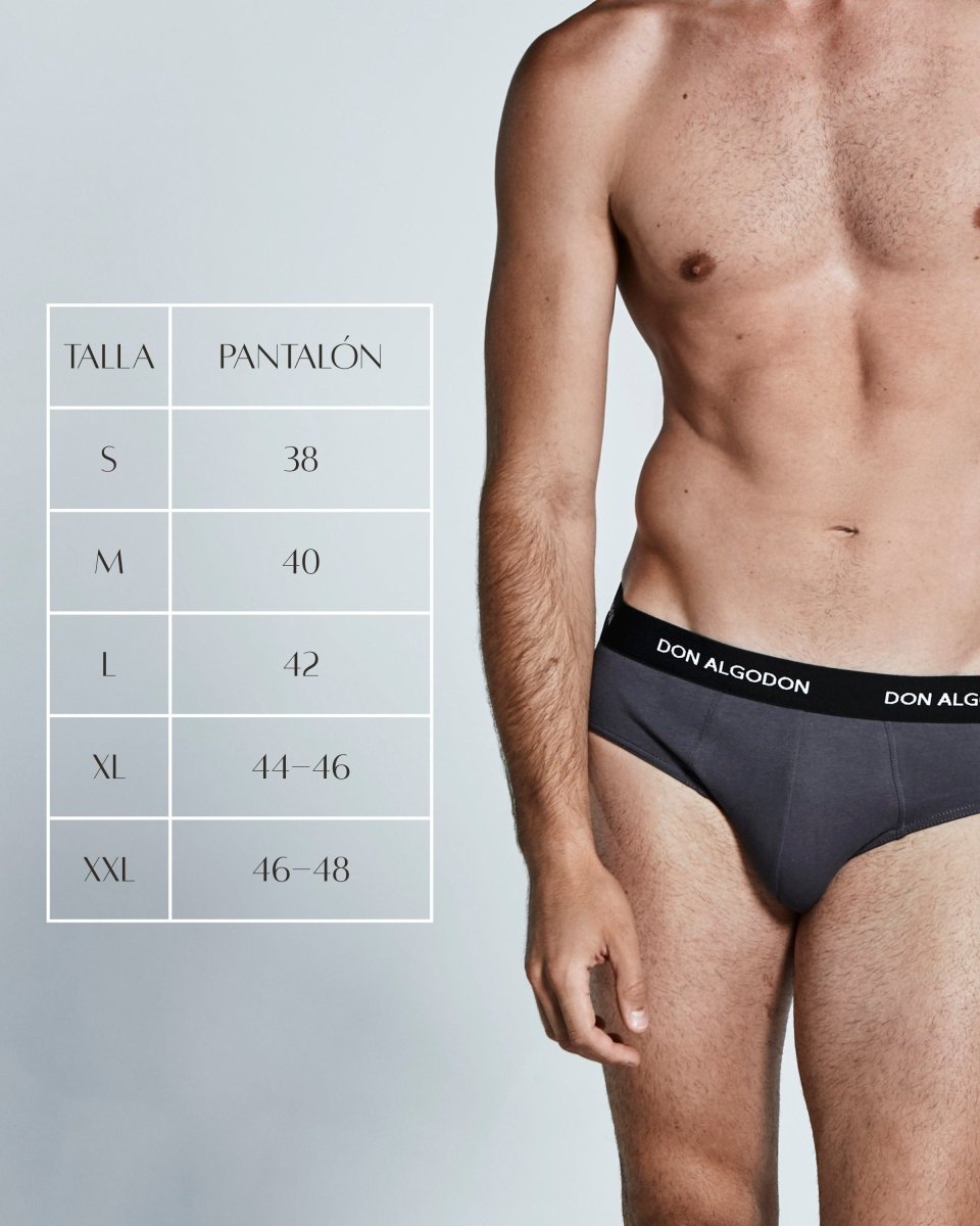 Slips básicos hombre algodón