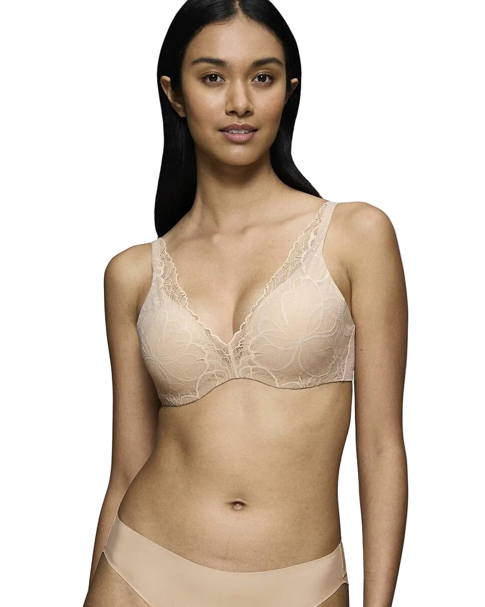 Sujetador con aros Triumph Body Make-Up Illusion Lace WP beige