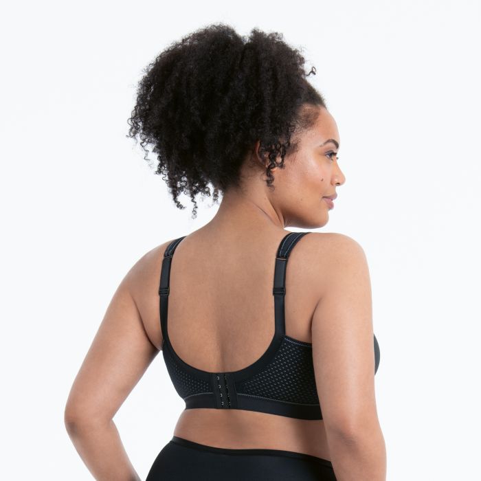 Sujetador deportivo Anita Active Momentum negro vista trasera