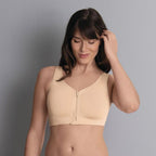 Sujetador para prótesis con cremallera delantera LYNN de Anita beige