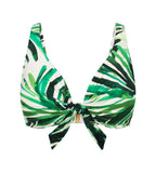 Top bikini escote profundo mujer
